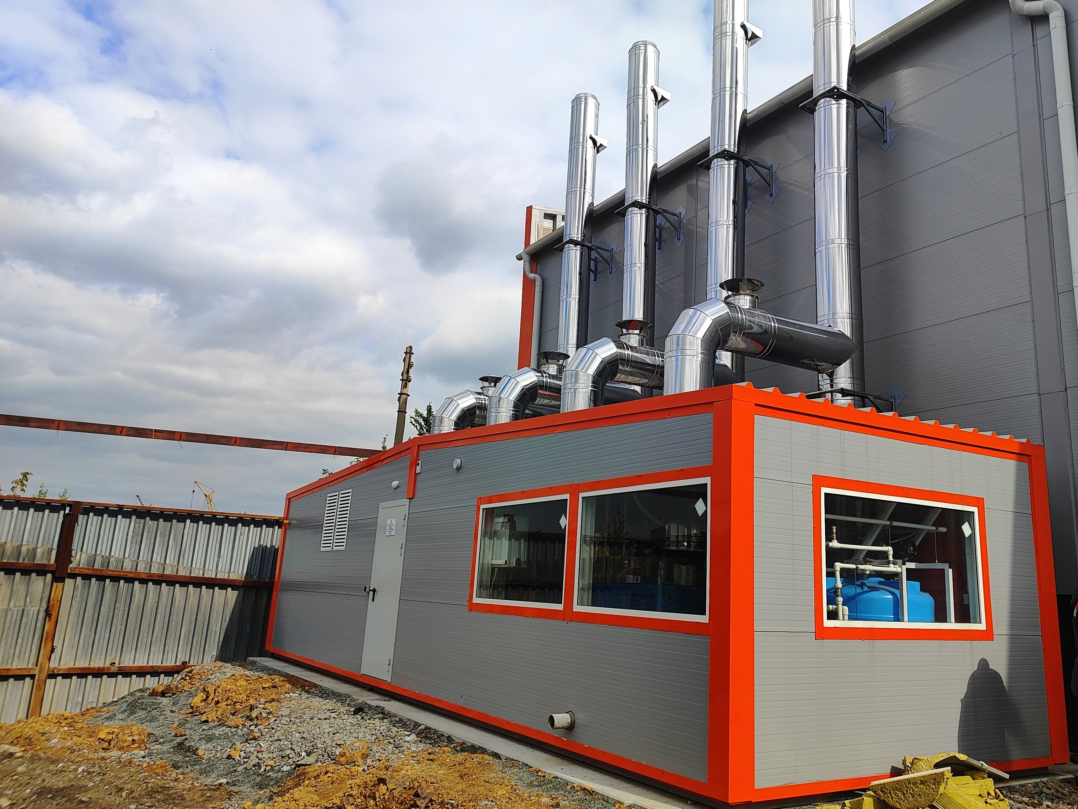 Блочно-модульная котельная на конденсационных котлах БМК-1