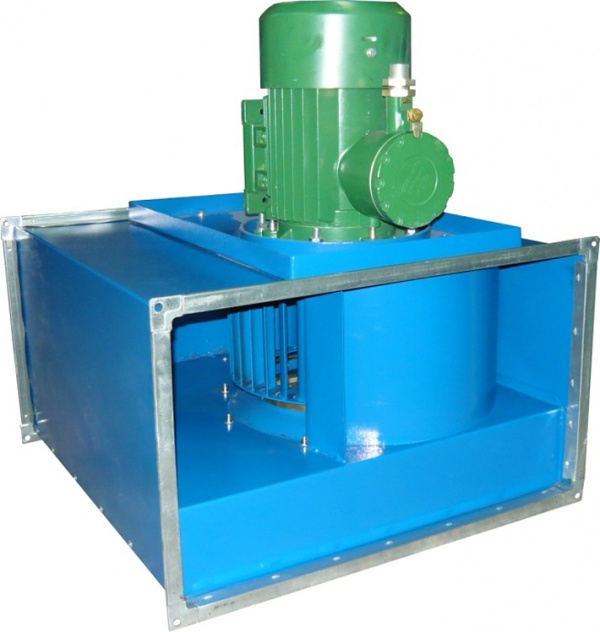 Вентилятор канальный взрывозащищенный КВП №70-40 исп. 1 с двигателем АИР90L2